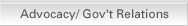 Advocacy/Govt Relations